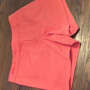 Women's Pink 5" J. Crew shorts size 10